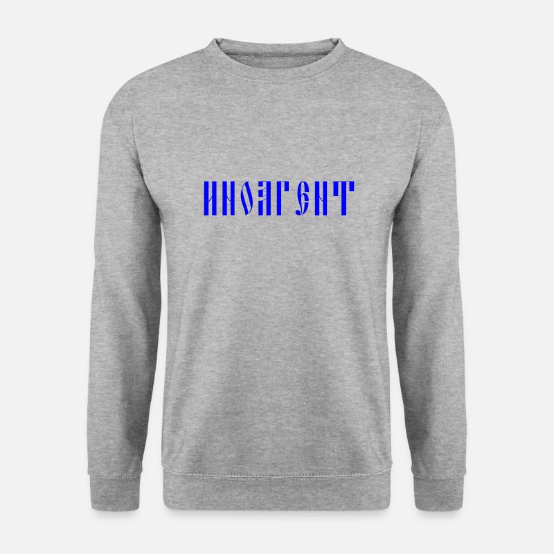иноагент - Unisex Pullover - Weißgrau meliert