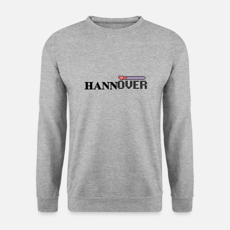 Hannover Gaming - Unisex Pullover - Weißgrau meliert