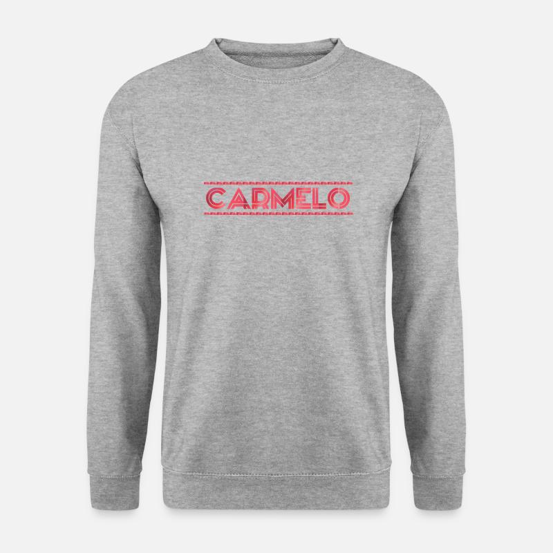 Carmelo - Unisex Pullover - Weißgrau meliert