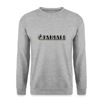 PANHARD - Sweat-shirt Unisexe - gris chiné - Devant - Alina (178cm) & Michal (187cm)