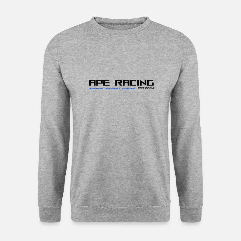 APE Racing - Unisex Pullover - Weißgrau meliert