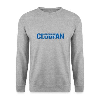 Club Fan - Sweat-shirt Unisexe - gris chiné - Devant - Alina (178cm) & Michal (187cm)