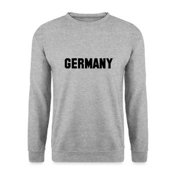 germany - Sweat-shirt Unisexe - gris chiné - Devant - Alina (178cm) & Michal (187cm)
