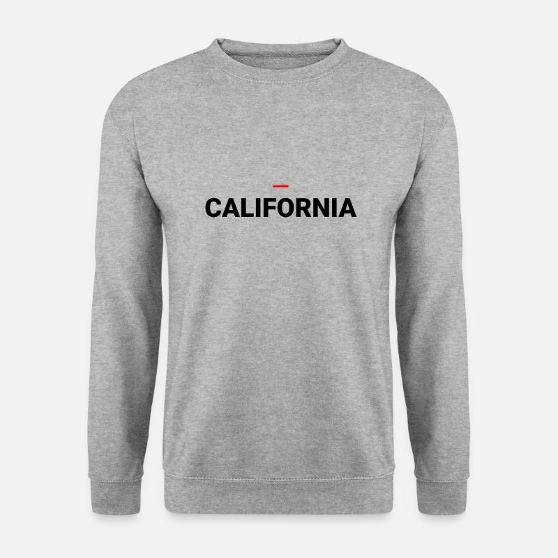 KALIFORNIEN - Unisex Pullover - Weißgrau meliert