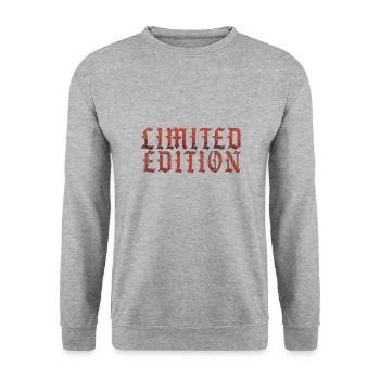 Limited Edition - Unisex Pullover - Weißgrau meliert - Vorne - Alina (178cm) & Michal (187cm)