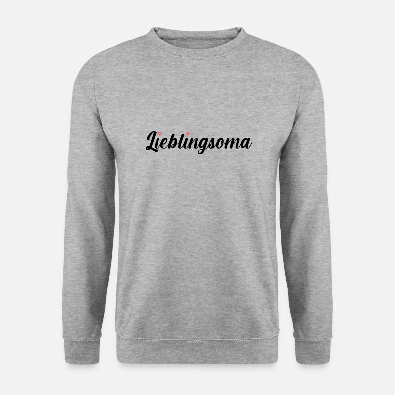 Großmutter Oma - Unisex Pullover - Weißgrau meliert