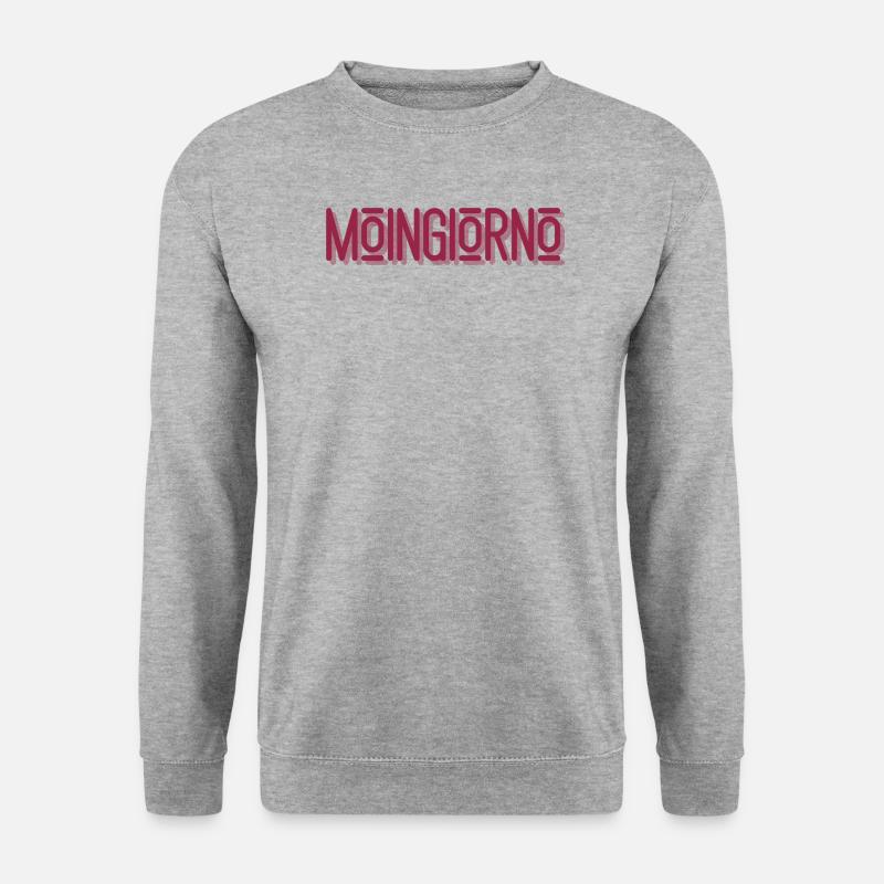 moingiorno 1 - Unisex Pullover - Weißgrau meliert