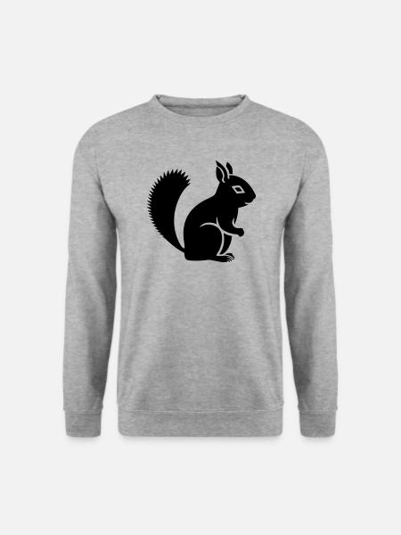 écureuil - Sweat-shirt Unisexe - gris chiné