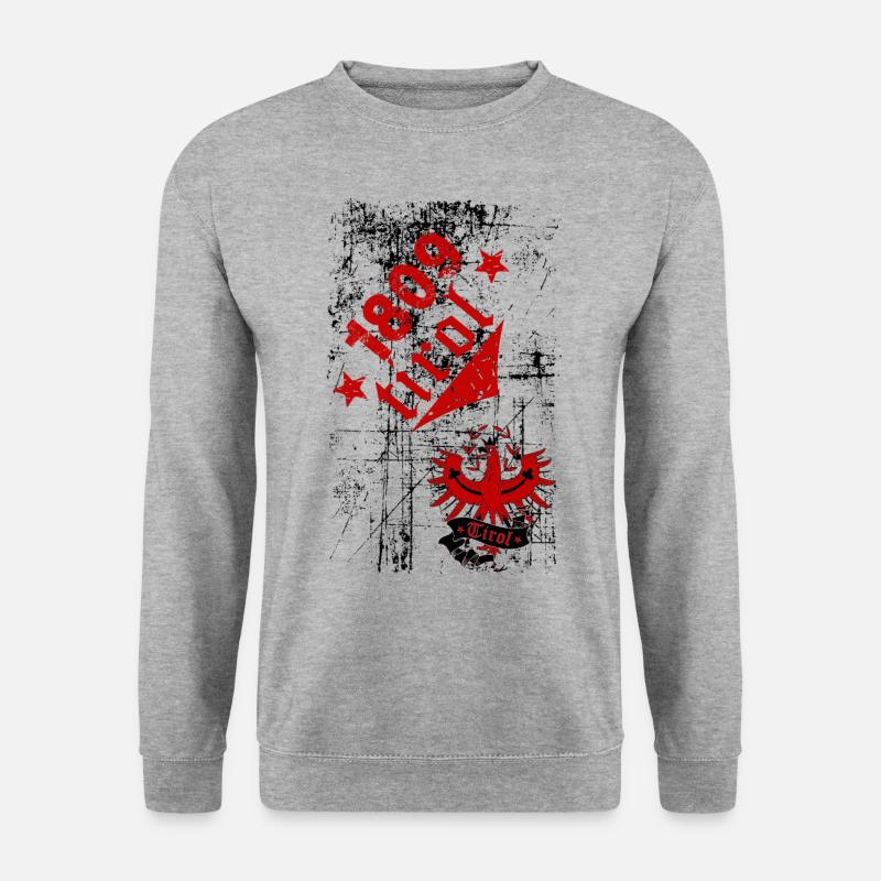 Tirol 1809 - Unisex Pullover - Weißgrau meliert