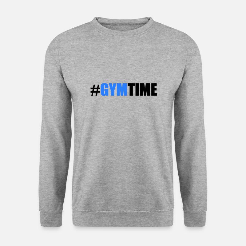 Gym - Unisex Pullover - Weißgrau meliert