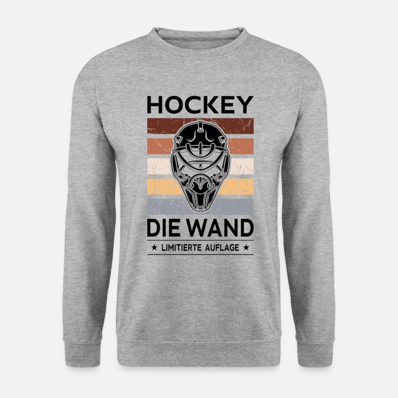 Die Wand - Unisex Pullover - Weißgrau meliert