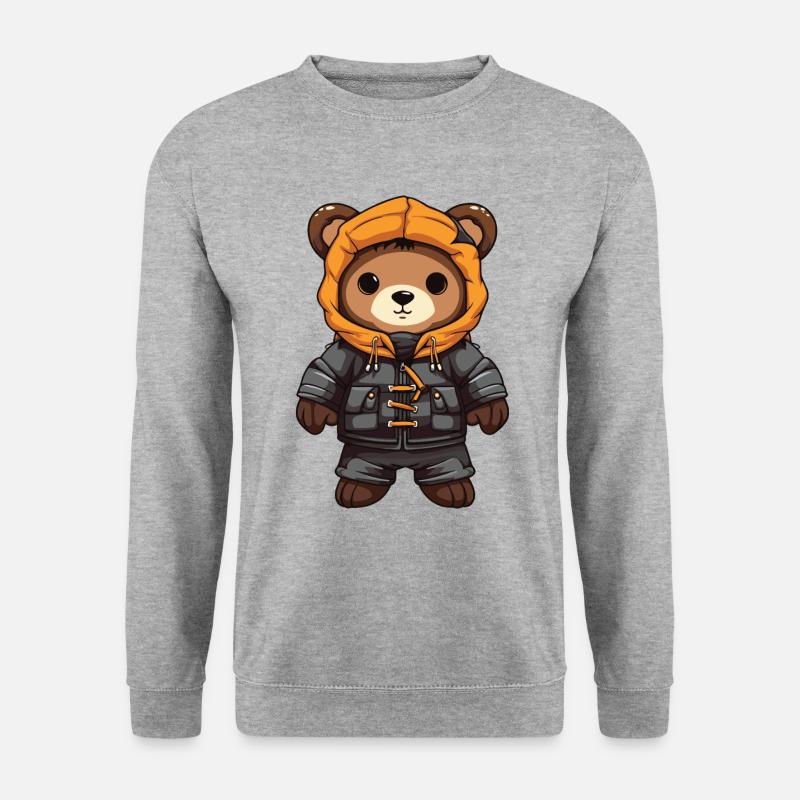 Bear Winter Comic - Unisex Sweatshirt - salt & pepper