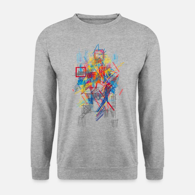 transformer - Unisex Pullover - Weißgrau meliert