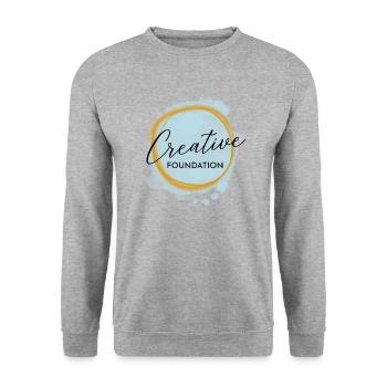 Creativity - Creative Person / Profession - Unisex Sweatshirt - salt & pepper - Front - Alina (178cm) & Michal (187cm)