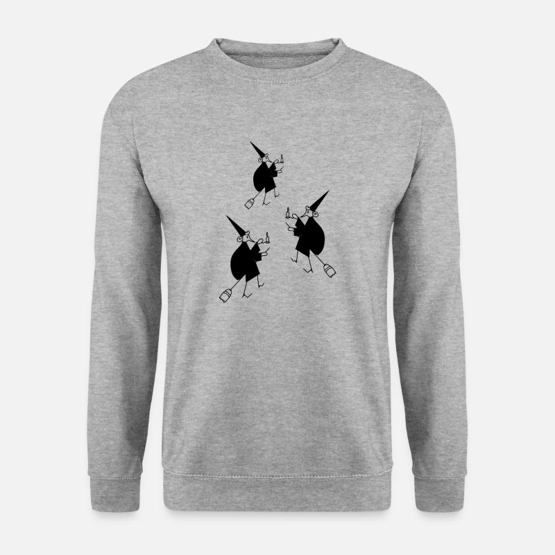 Image flying witches - Unisex Sweatshirt - salt & pepper