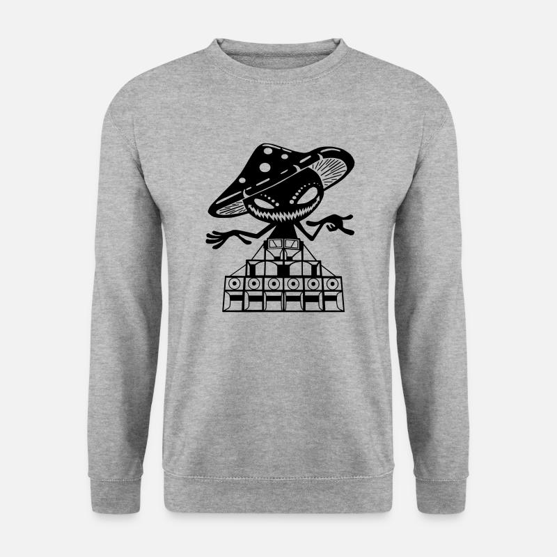 psylosound system small - Unisex Sweatshirt - salt & pepper
