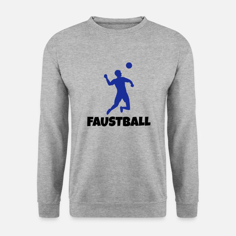 Faustball - Unisex Pullover - Weißgrau meliert