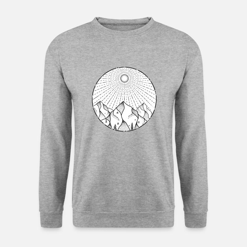 Mountain Lover - Unisex Sweatshirt - salt & pepper