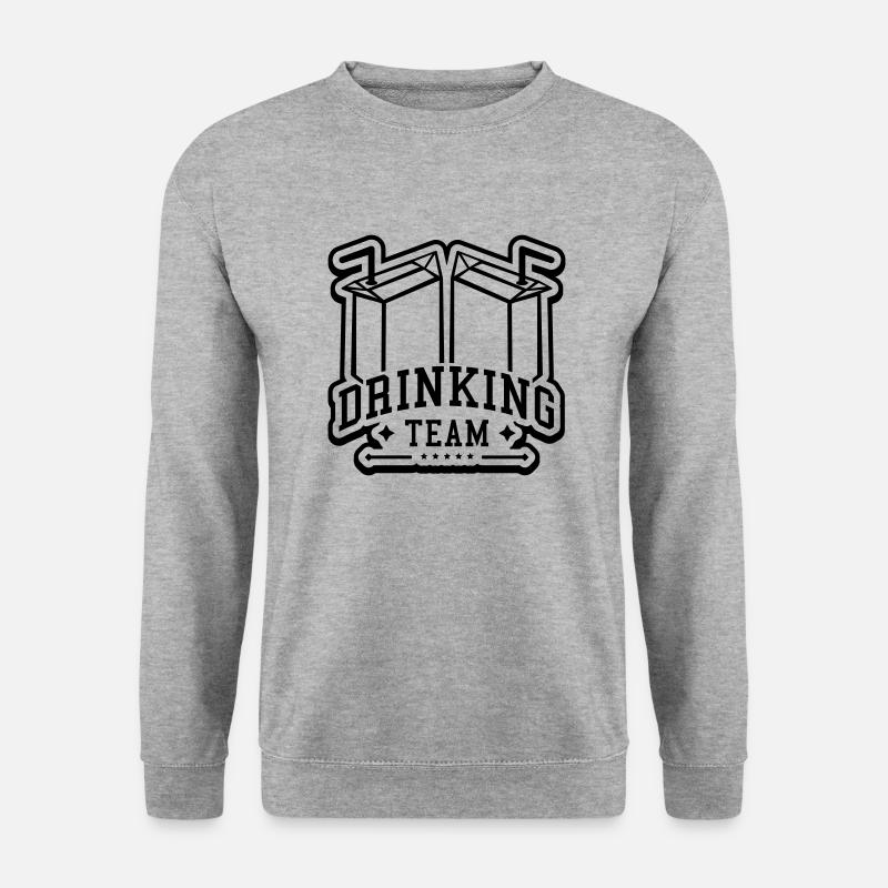 drinking_team_funny_pe1 - Unisex Sweatshirt - salt & pepper