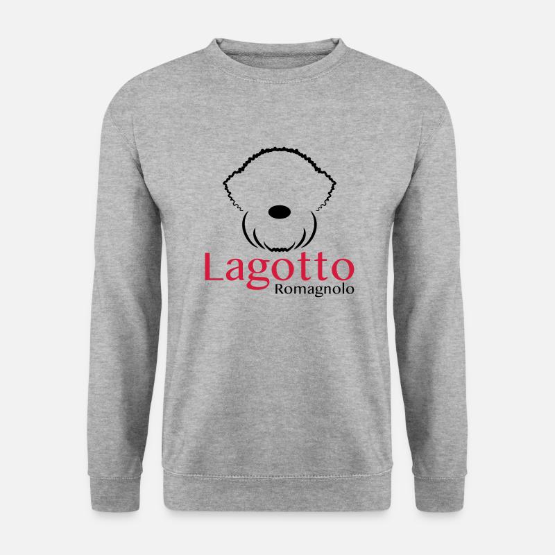 LR1 2 - Unisex Pullover - Weißgrau meliert