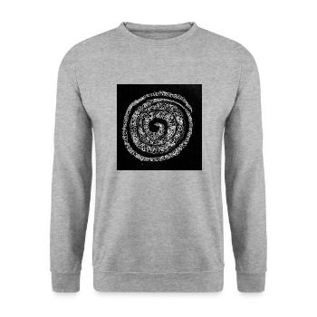 Collection Line Art - Unisex Sweatshirt - salt & pepper - Front - Alina (178cm) & Michal (187cm)