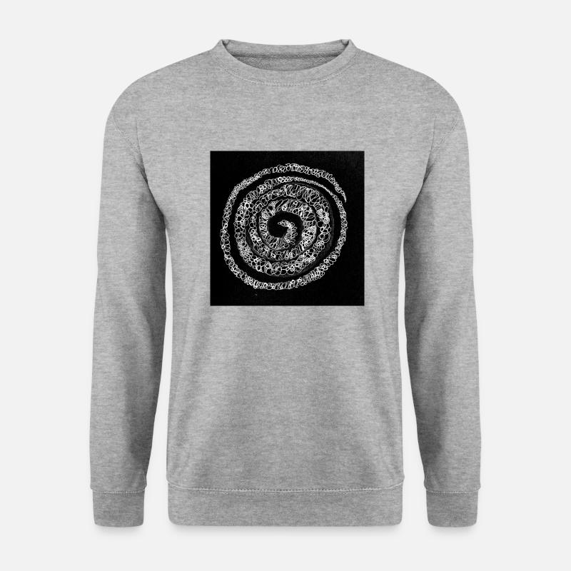 Collection Line Art - Unisex Pullover - Weißgrau meliert