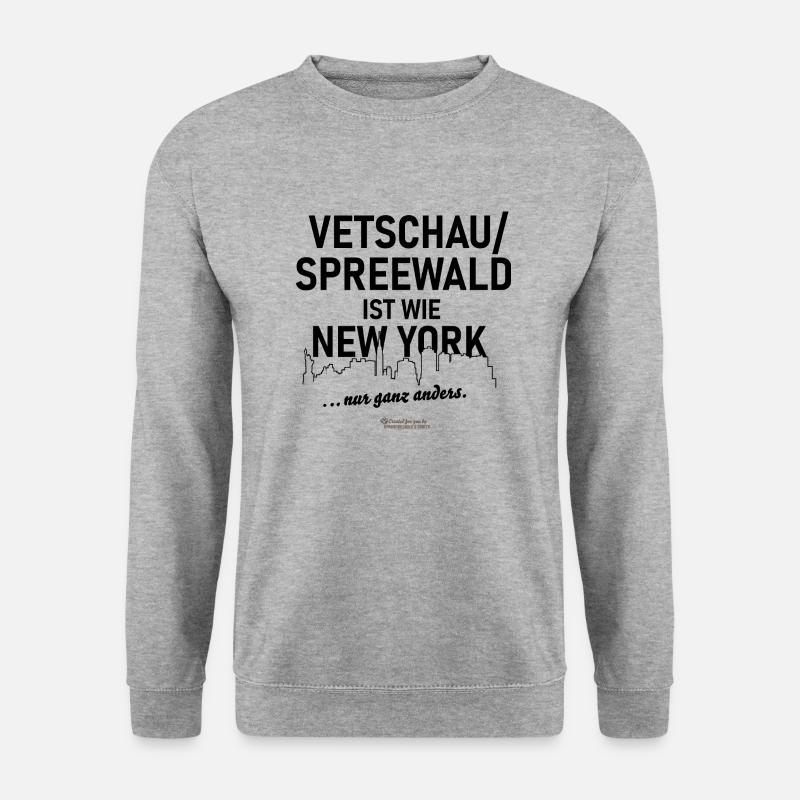 Vetschau/Spreewald - Unisex Pullover - Weißgrau meliert