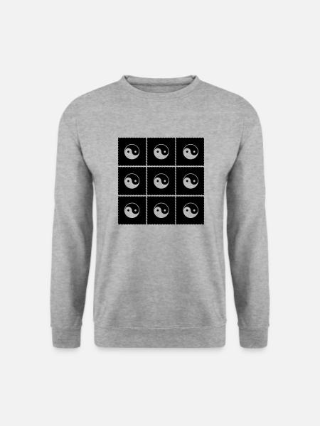 blotter art - Unisex Pullover - Weißgrau meliert