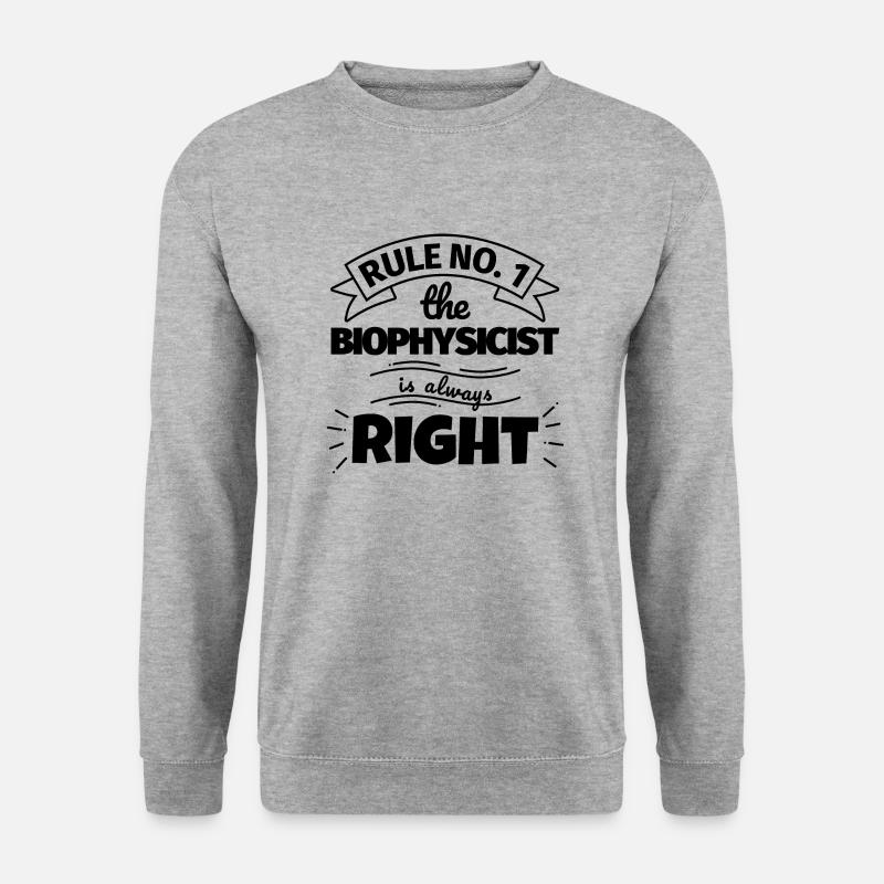 BIOPHYSICIST funny gift - Unisex Sweatshirt - salt & pepper