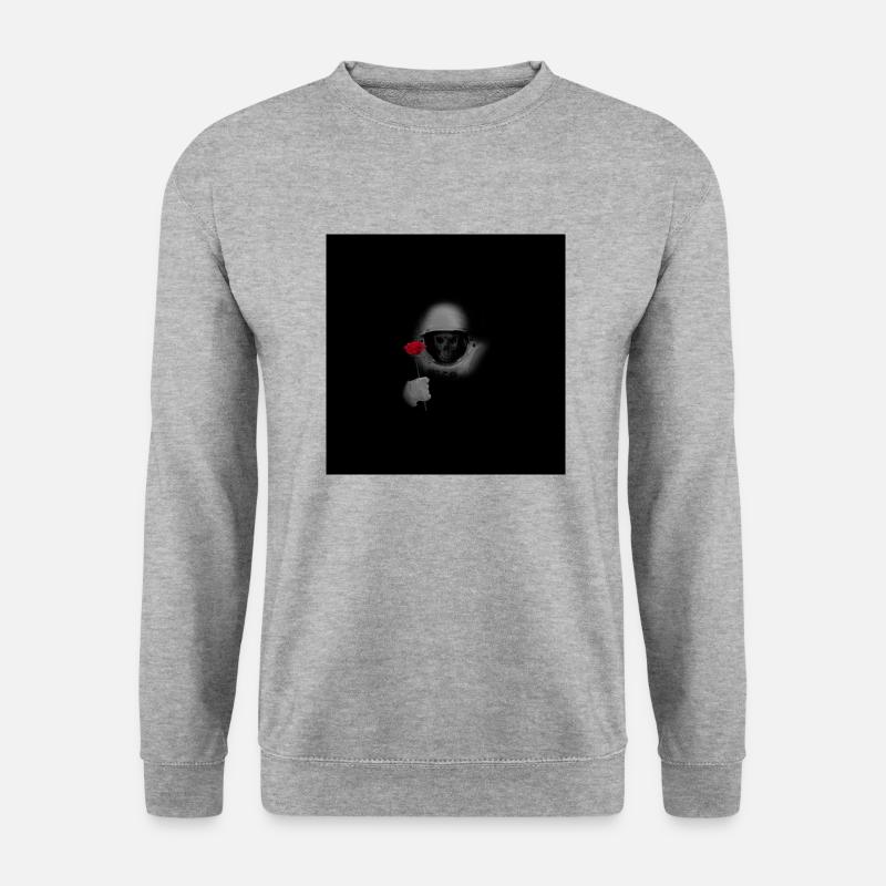 Dead Head In Space - Unisex Pullover - Weißgrau meliert
