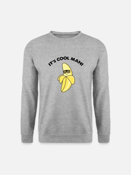 cool banana - Unisex Sweatshirt - salt & pepper