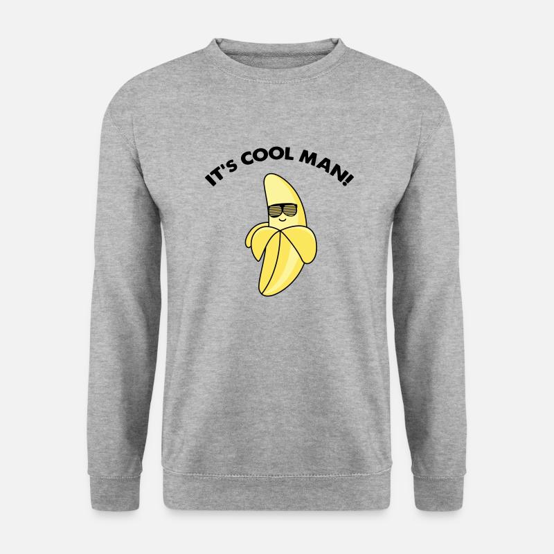 cool banana - Unisex Sweatshirt - salt & pepper