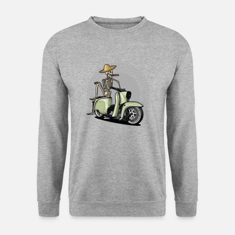 Schwalbe (Mexico) // Illustration - Unisex Pullover - Weißgrau meliert