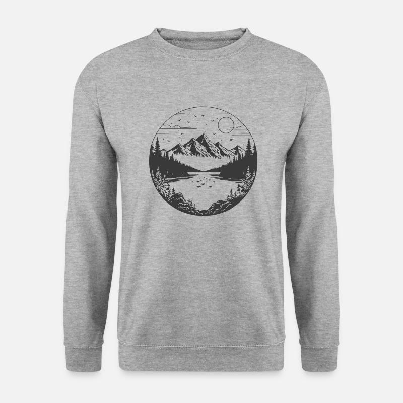 Natur ist verblüffend - Unisex Pullover - Weißgrau meliert