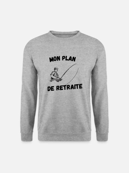 MON PLAN DE RETRAITE - Sweat-shirt Unisexe - gris chiné