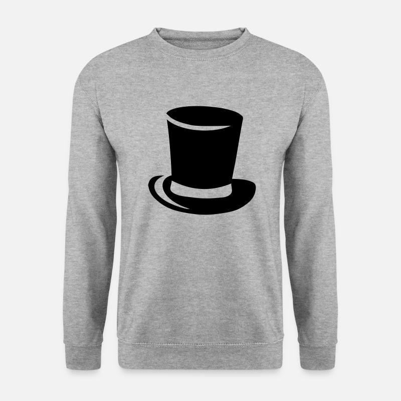 Top Hat - Unisex Sweatshirt - salt & pepper