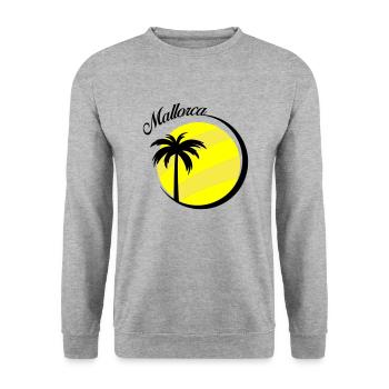 Majorca - Unisex Sweatshirt - salt & pepper - Front - Alina (178cm) & Michal (187cm)