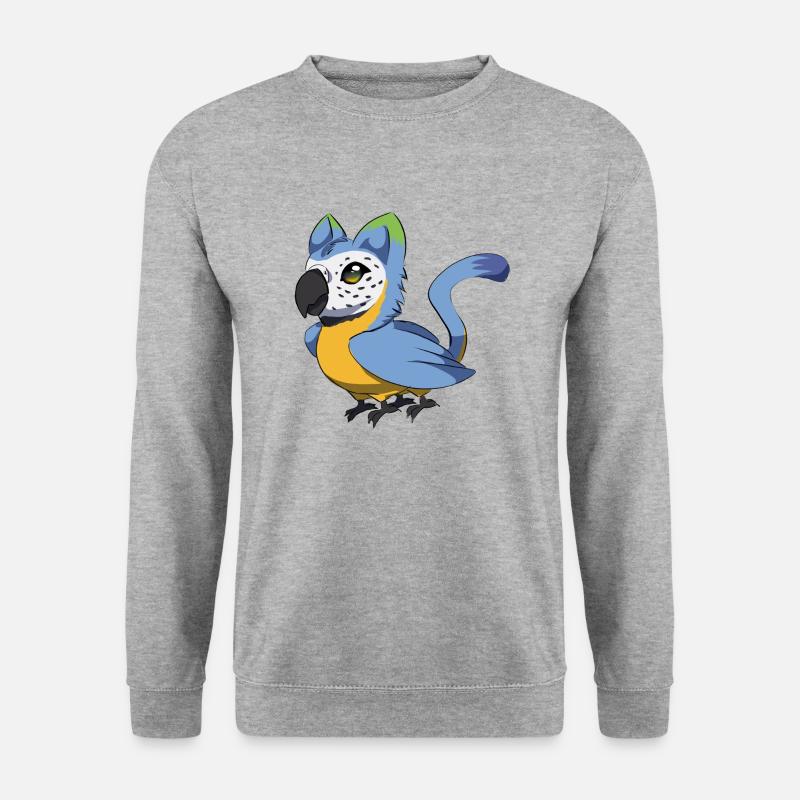Felcaw - Unisex Pullover - Weißgrau meliert