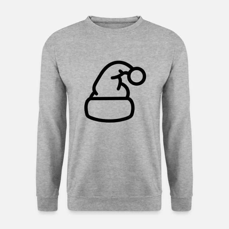 Christmas hat - Unisex Sweatshirt - salt & pepper