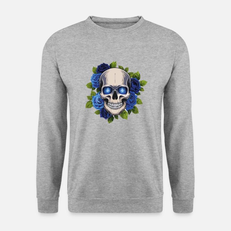 Blue Reaper - Unisex Pullover - Weißgrau meliert