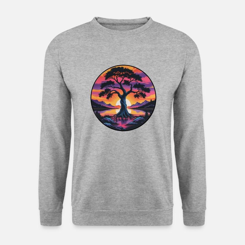 Soul Tree - Unisex Pullover - Weißgrau meliert
