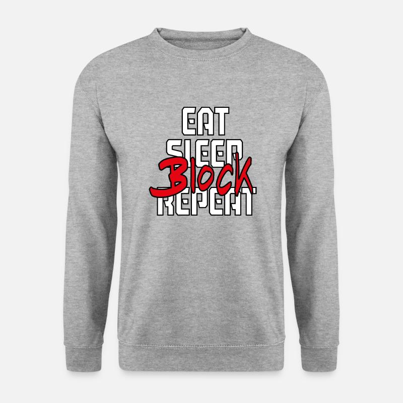 ESBR1 - Unisex Pullover - Weißgrau meliert