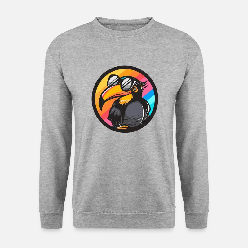 Toucan Bird Comic Cool - Unisex Sweatshirt - salt & pepper