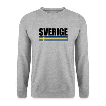 sverige - Sweat-shirt Unisexe - gris chiné - Devant - Alina (178cm) & Michal (187cm)