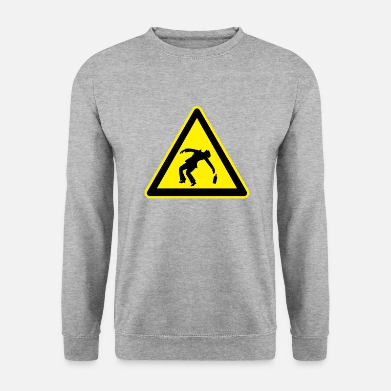 Caution Drunk - Unisex Sweatshirt - salt & pepper