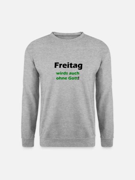 Freitag - Unisex Pullover - Weißgrau meliert