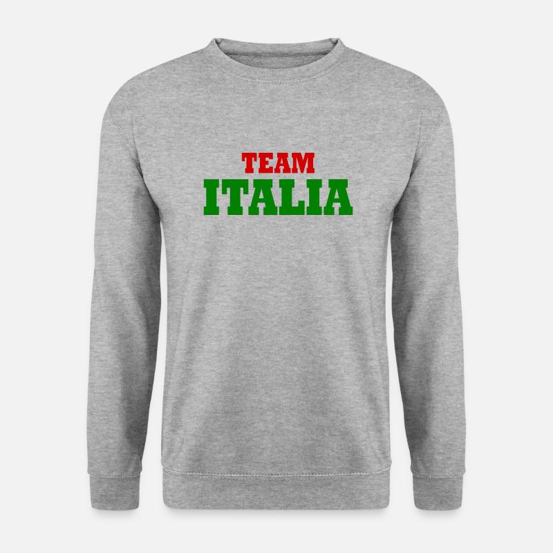 Italien - Unisex Pullover - Weißgrau meliert