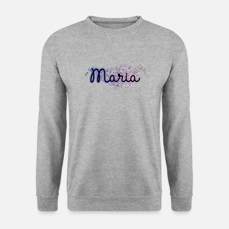 Maria name first name - Unisex Sweatshirt - salt & pepper