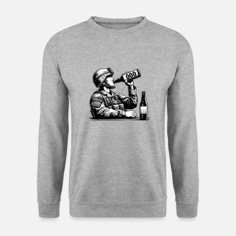 Bundesheer Abrüsten - Unisex Pullover - Weißgrau meliert
