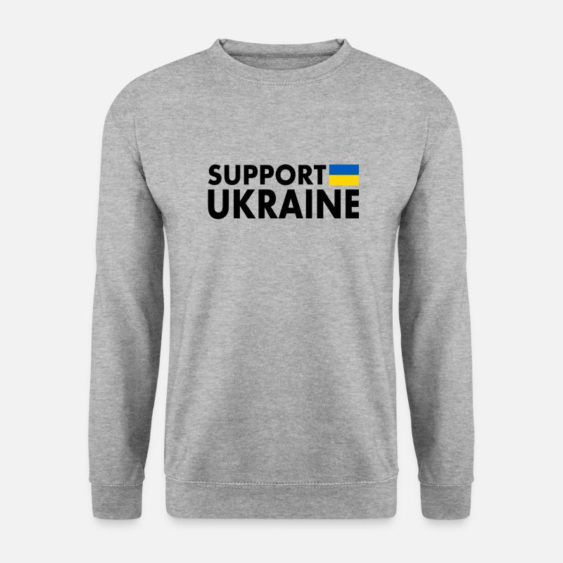 Support ukraine - Unisex Sweatshirt - salt & pepper